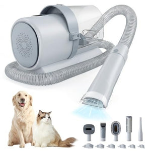 5-in-1 Pet Grooming Vacuum — Cordless, 2.5L Tank, Low Noise