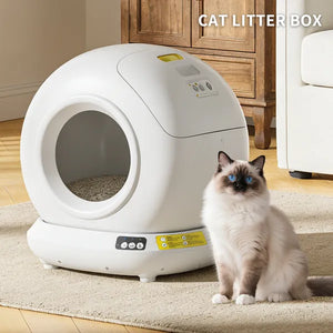 Automatic Self-Cleaning Cat Litter Box — 78L, App Controlled